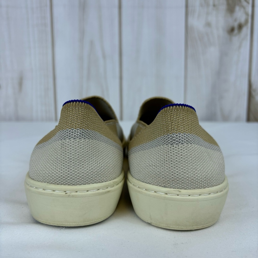 Rothy’s The Sneaker Birch Stripe Textile Slip On Comfort Loafers Tan Size 9.5 - Picture 11 of 15